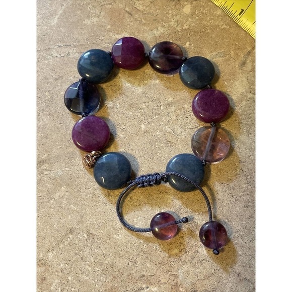 Lola Rose semi precious bracelet purple - Picture 6 of 6
